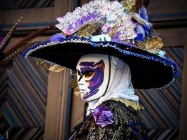 carnevale veneziano a rosheim, alsazia, francia. foto