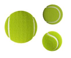 pallina da tennis isolata foto