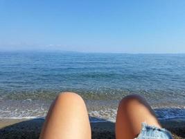 spiaggia di bahia in gessoidiki foto