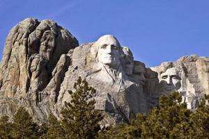 monte rushmore sud dakota colline nere foto