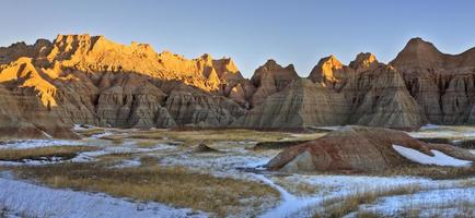 badlands del dakota del sud foto