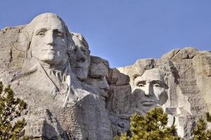 monte rushmore sud dakota colline nere foto