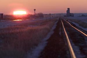 elevatore del grano di rouleau del saskatchewan foto