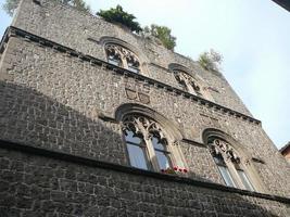 veduta della città di viterbo foto