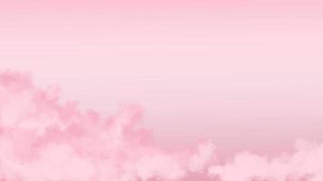 illustrazione realistica di nuvole lanuginose rosa. sfondo dolce per i tuoi contenuti come San Valentino, matrimonio, amore, coppia, romanticismo, romantico, biglietto di auguri, invito, promozione, pubblicità ecc.