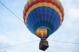 mongolfiera in cattività al festival aeroestacion a guadix foto