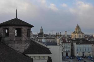 veduta aerea di torino foto