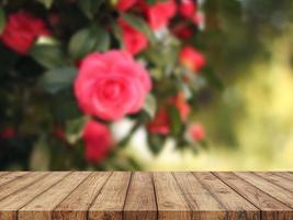 sfondo per tavolo in legno foto