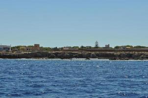 spiaggia delle isole egadi a trapani foto