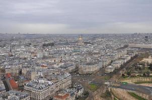 veduta aerea di parigi foto