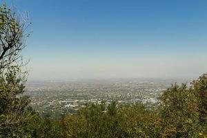 claremont, città del capo, sud africa, vista dalla montagna della tavola. foto