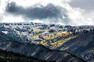 colori autunnali nel wyoming foto