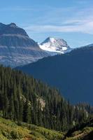 vista panoramica del parco nazionale del ghiacciaio foto