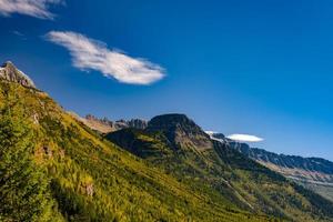 vista panoramica del parco nazionale del ghiacciaio foto