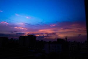 cielo con la luce foto