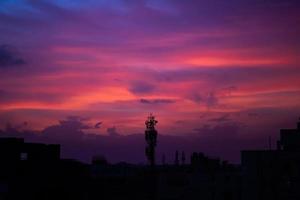 cielo con la luce foto