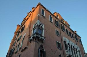 vista della città di venezia foto