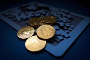 bitcoin criptovaluta digitale btc moneta tecnologia internet tecnologia moderni concetti di business per acquistare una linea foto