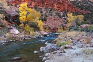 caduta nel parco nazionale di zion foto