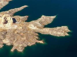 veduta aerea del lago Mead foto