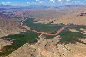 veduta aerea del fiume Colorado foto