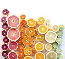 sfumatura di colore della frutta foto