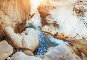 viste panoramiche del canyon Goynuk in Turchia. antalya foto