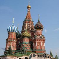 cattedrale di san basilio piazza rossa mosca russia foto