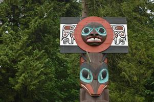 totem nel giardino di vancouver foto