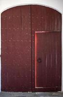 vecchia porta di legno