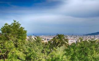 veduta aerea di barcellona foto