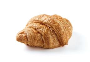 croissant appena sfornati su sfondo bianco foto