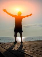 fare ginnastica al mattino foto