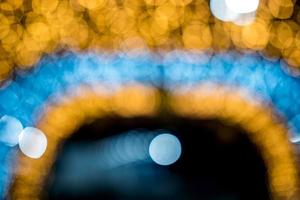 cerchio bokeh, bellissimi colori astratti per lo sfondo di natale - immagini foto