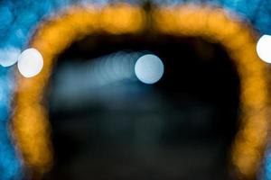 cerchio bokeh, bellissimi colori astratti per lo sfondo di natale - immagini foto