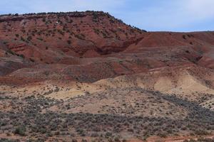 la bellezza paesaggistica del Colorado. splendidi paesaggi drammatici nel monumento nazionale dei dinosauri, in colorado foto