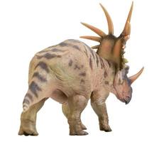 dinosauro styracosaurus su sfondo isolato foto