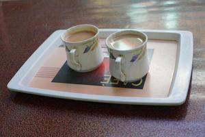 immagini della tazza di tè gruppo di due tazze foto