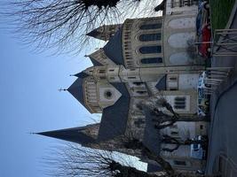 vecchia europa città metz francia chiese e monumenti storici dell'architettura foto