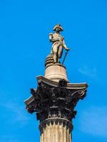 colonna hdr nelson a londra foto