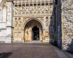 hdr chiesa dell'abbazia di westminster a londra foto