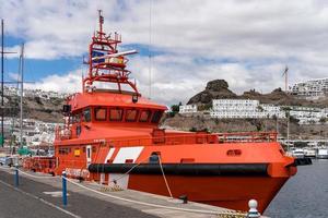 porto rico, gran canaria, isole canarie, 2022. nave di salvataggio a porto rico gran canaria il 79 marzo 2022 foto