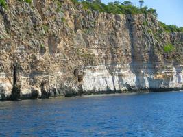 vista delle isole baleari di Minorca o Minorca nel Mediterraneo foto