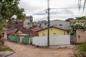 trancoso, bahia, brasile-9 marzo 2022 la scarsa costruzione di alloggi e le condizioni di vita che si trovano in tutto il brasile e in america latina foto