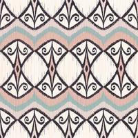 ikat disegno tradizionale marocco colore design etnico tribale forma geometrica motivo senza cuciture sfondo. utilizzare per tessuti, tessuti, elementi di decorazione d'interni, tappezzeria, avvolgimento. foto