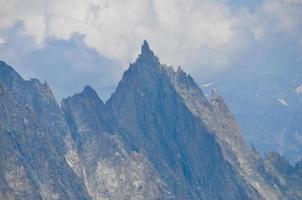 monte bianco in val d'aosta foto