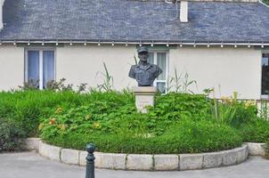 statua di leclerc ad amboise francia foto