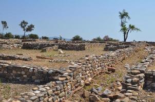 rovine di Olinto a Chalkidiki foto