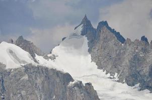 monte bianco in val d'aosta foto