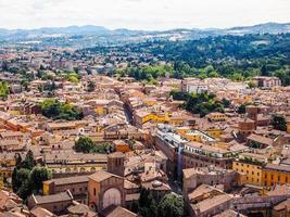 hdr vista aerea di bologna foto